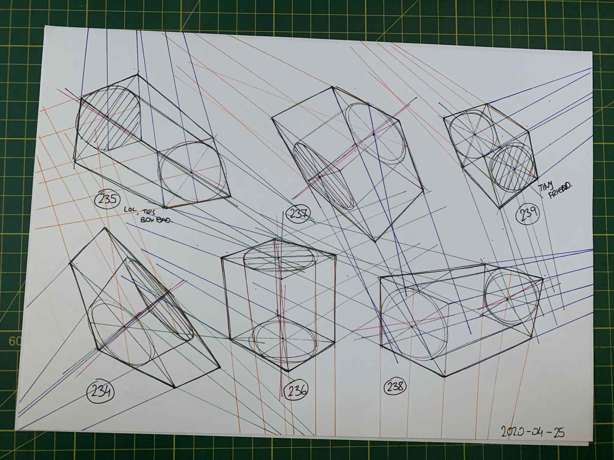 How to draw an open box with pencil step-by-step drawing tutorial-saigonsouth.com.vn