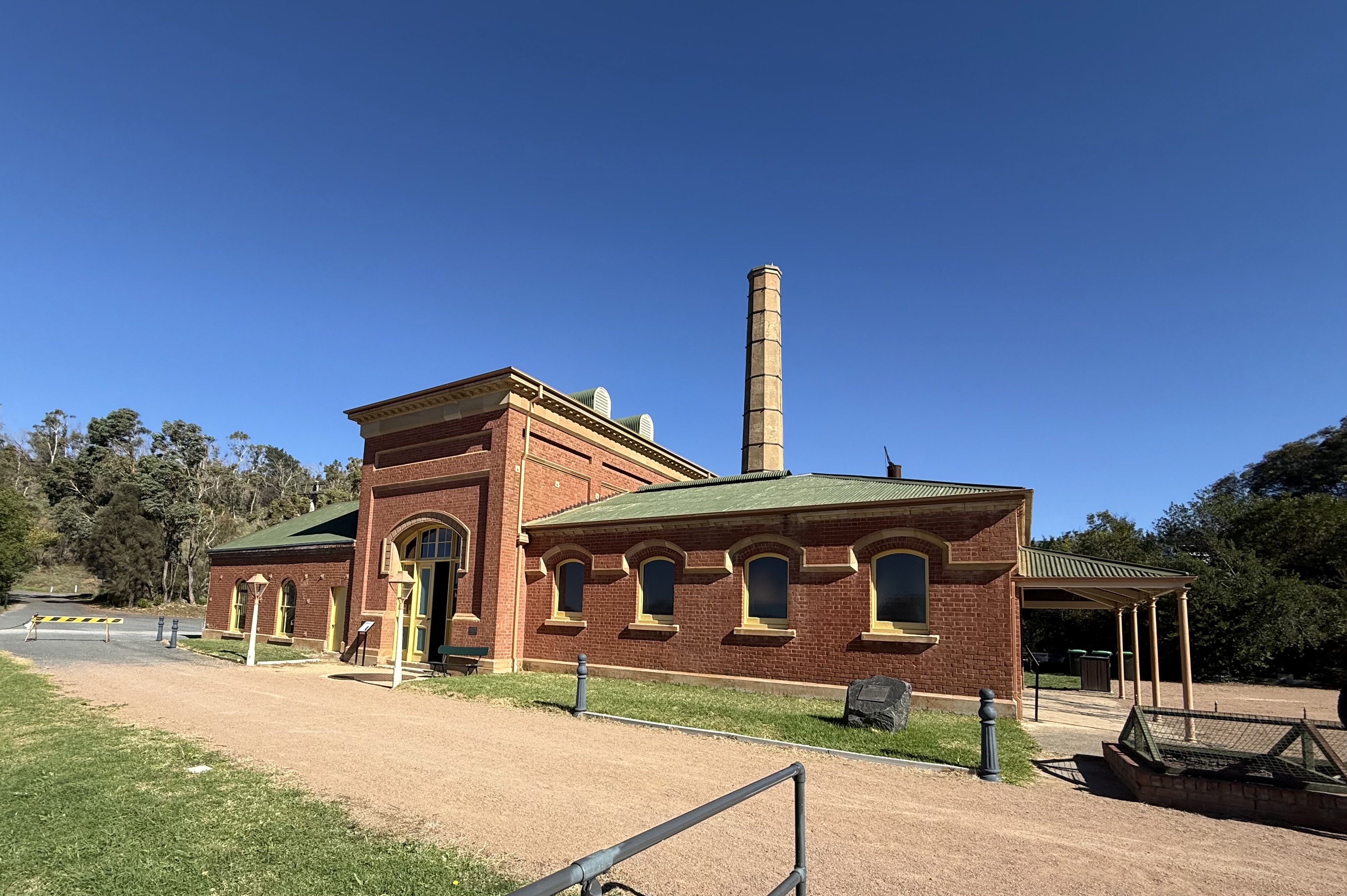 This shot of the outside of the waterworks building is the only one I got, because the tour was too interesting