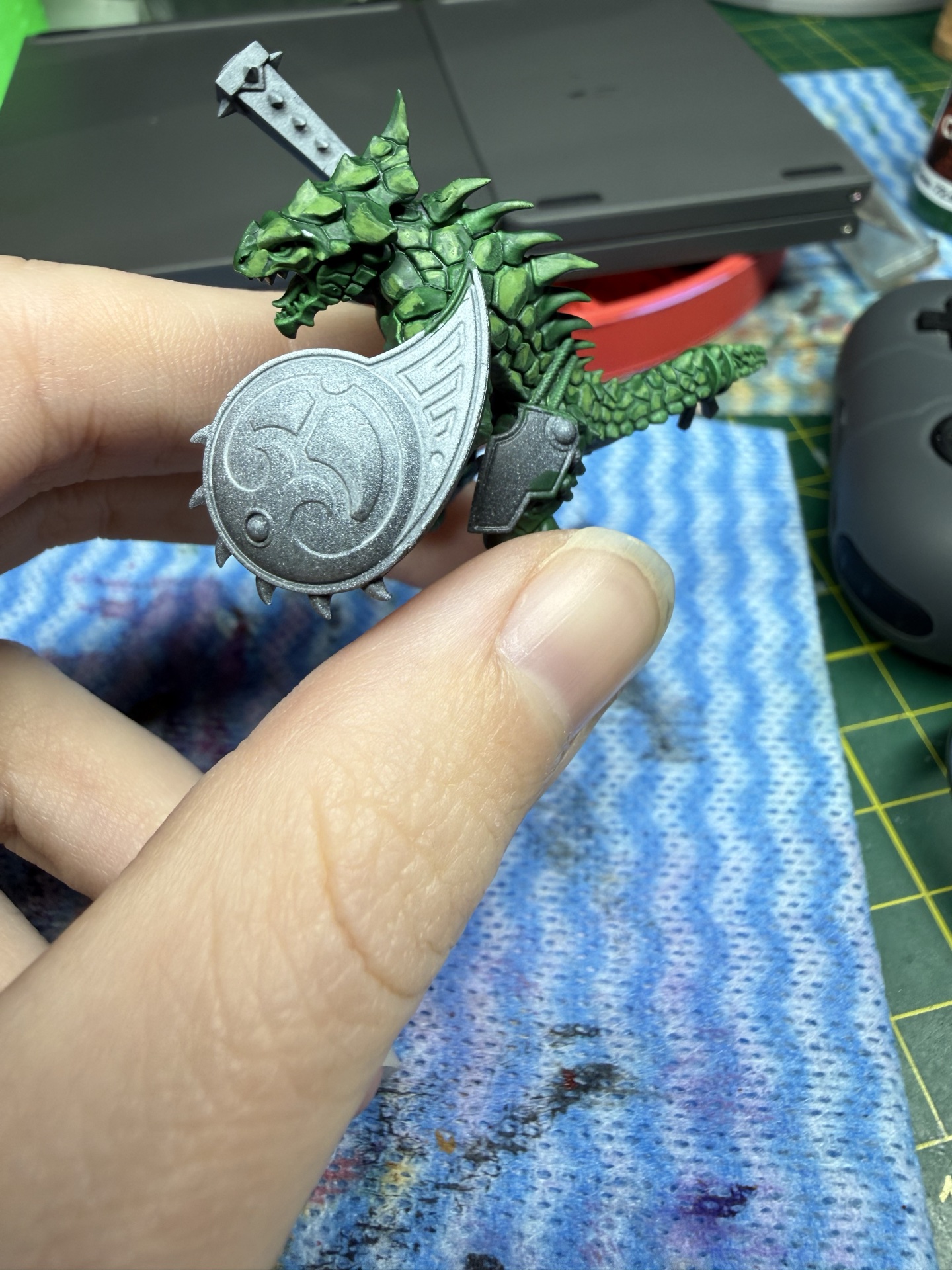 Base coating the skin